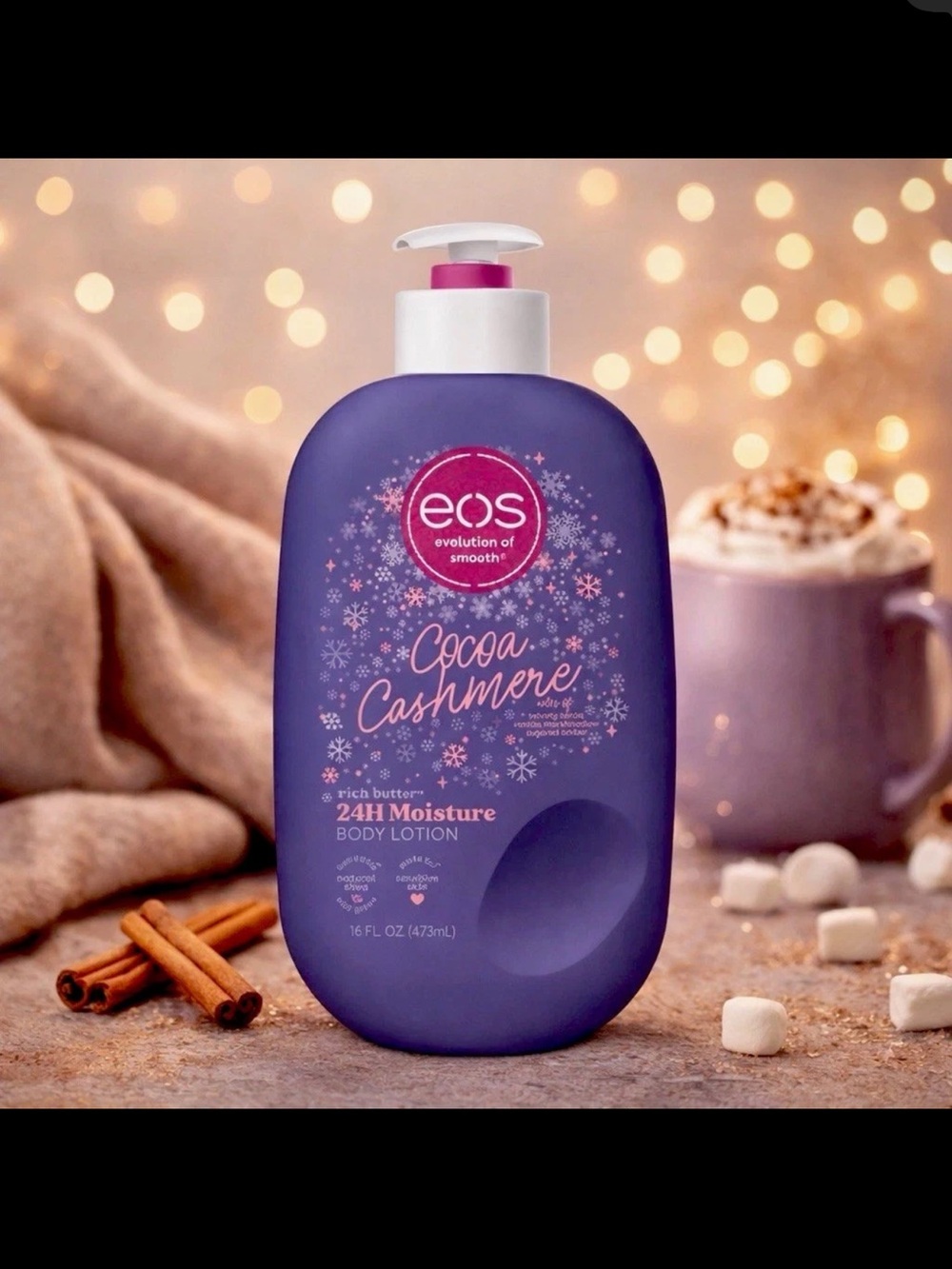 eos Cocoa Cashmere Body Lotion - Purple